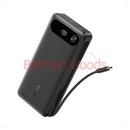 Anker Power Bank ( 20K , 87W ) With Smart Display and Built-in Cable