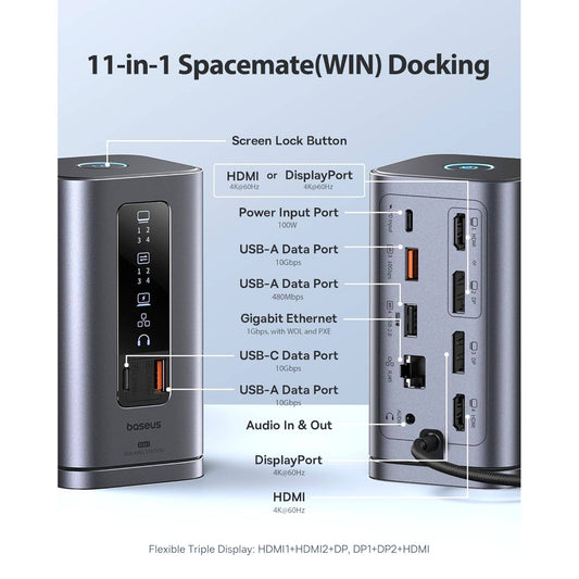 Baseus Spacemate Series 11-in-1 Docking Station