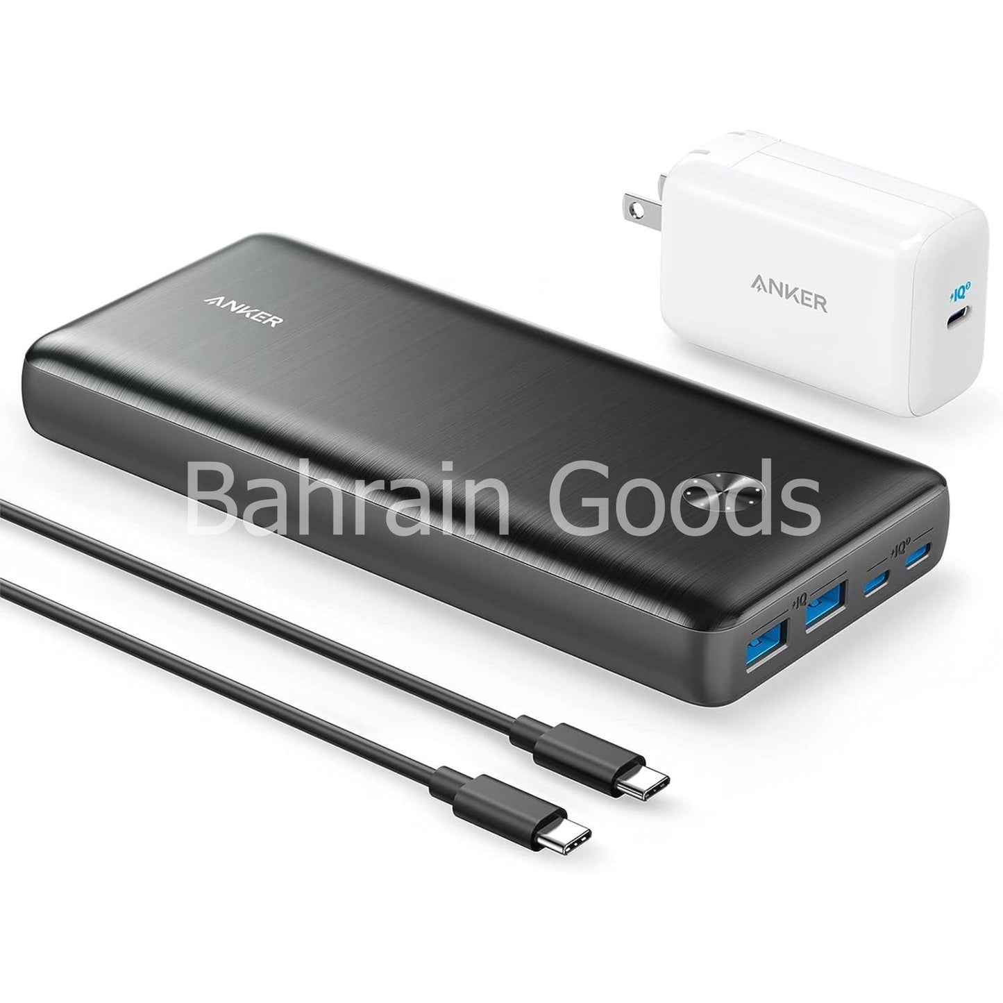 Anker 747 Power Bank, 25,600mAh Portable Charger 87W - Black Bahrain Goods AN.A1291H11.BK