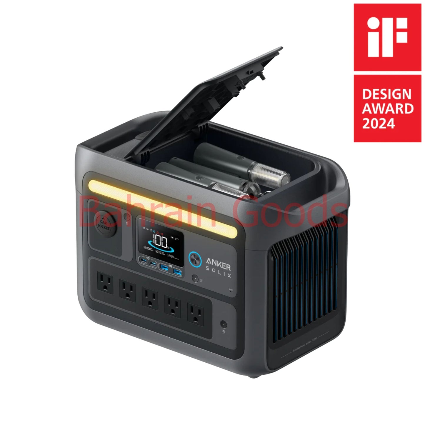 Anker SOLIX C800 Plus Portable Power Station - 768Wh | 1200W | Bahrain Goods