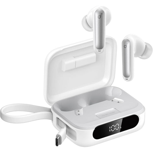 Soundcore P41i by Anker, Adaptive Noise Cancelling Earbuds with Portable Phone Charger