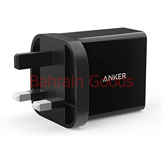 Anker 24W 2-Port USB Wall Charger For Mobile Phones, Black