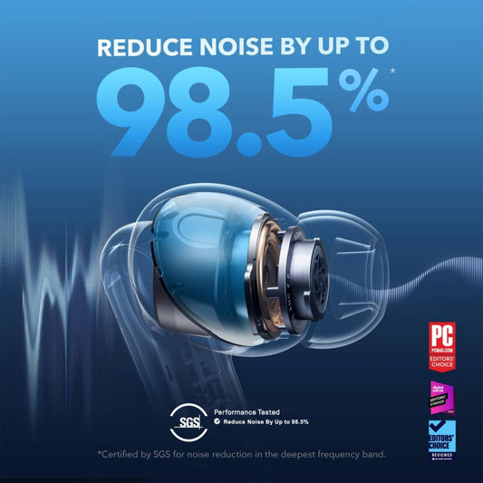 Soundcore by Anker Liberty 4 NC Wireless Earbuds, 98.5% Noise Reduction,