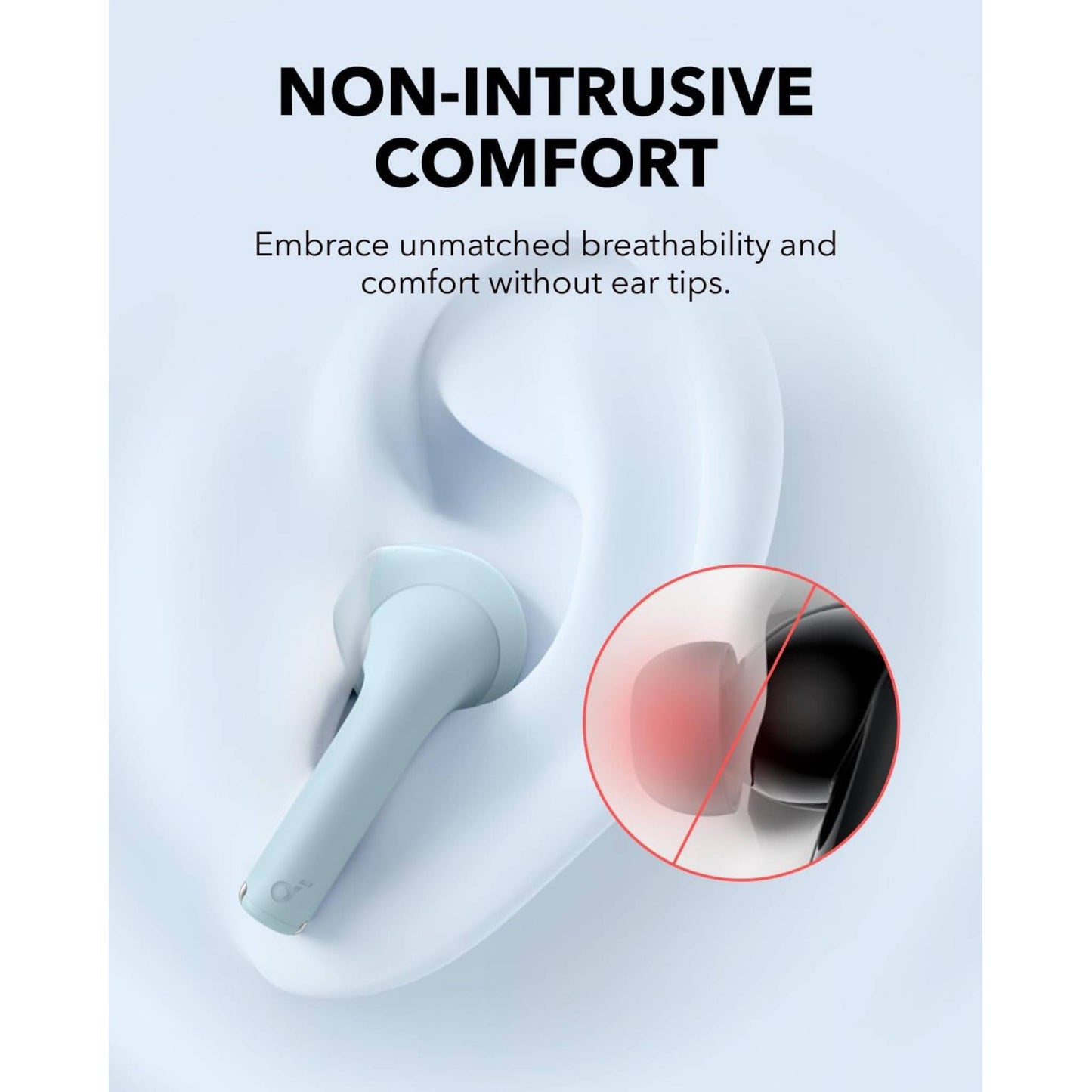 Soundcore K20i by Anker, Semi-in-Ear Earbuds, Bluetooth Wireless