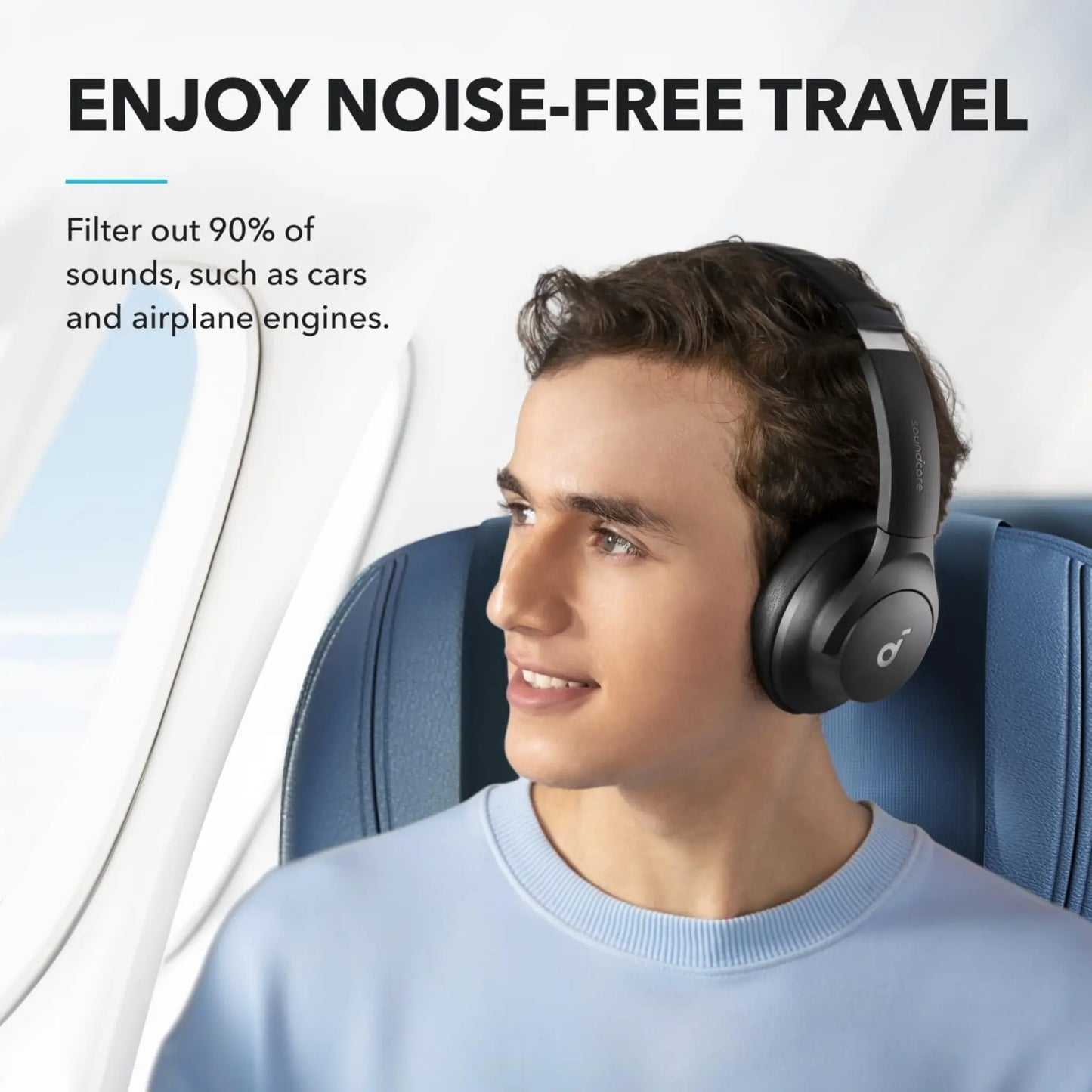 Soundcore Q20i Hybrid ANC Headphones | Hi-Res Audio