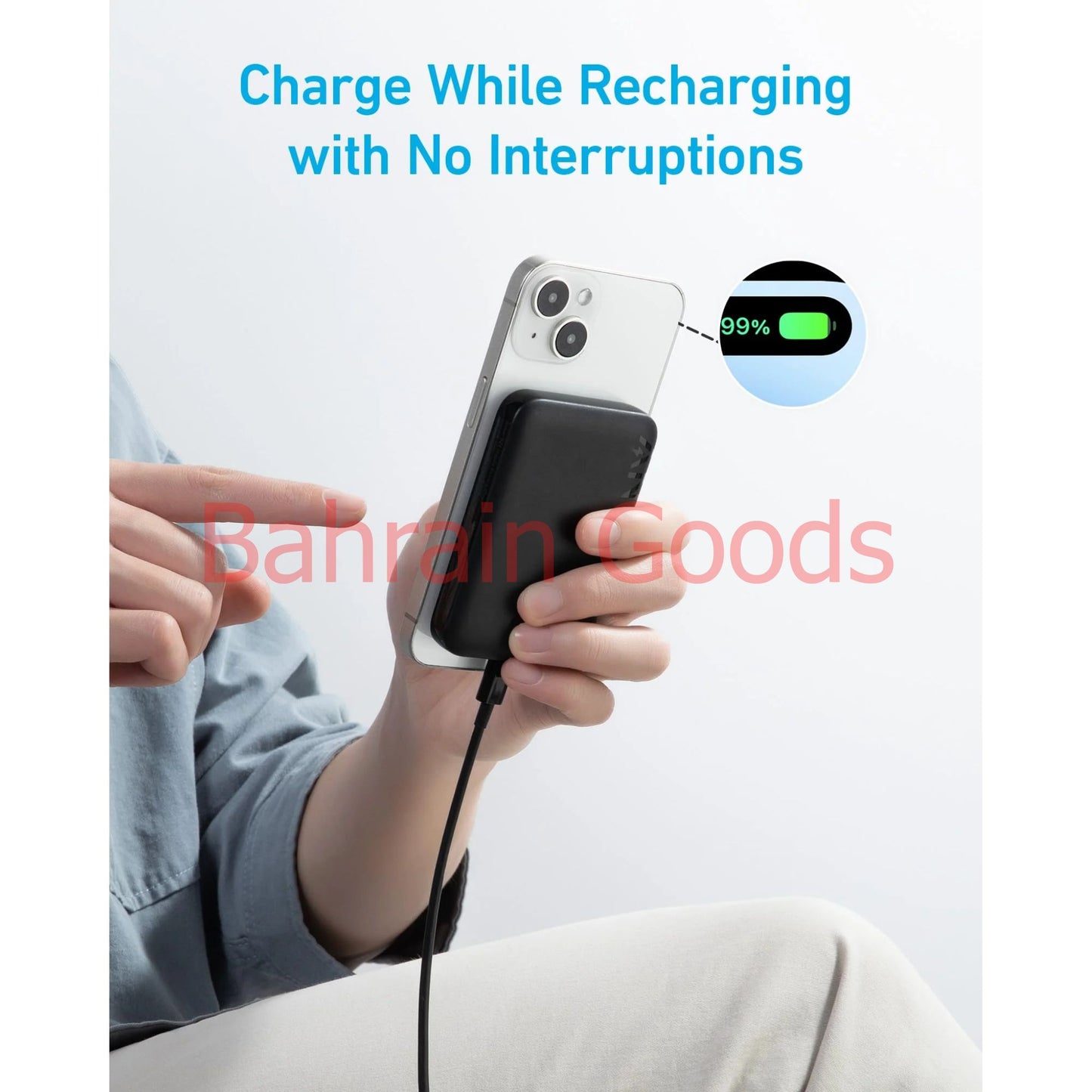 Anker 321 Magnetic Battery MagGo 5K 12W 1C Bahrain Goods
