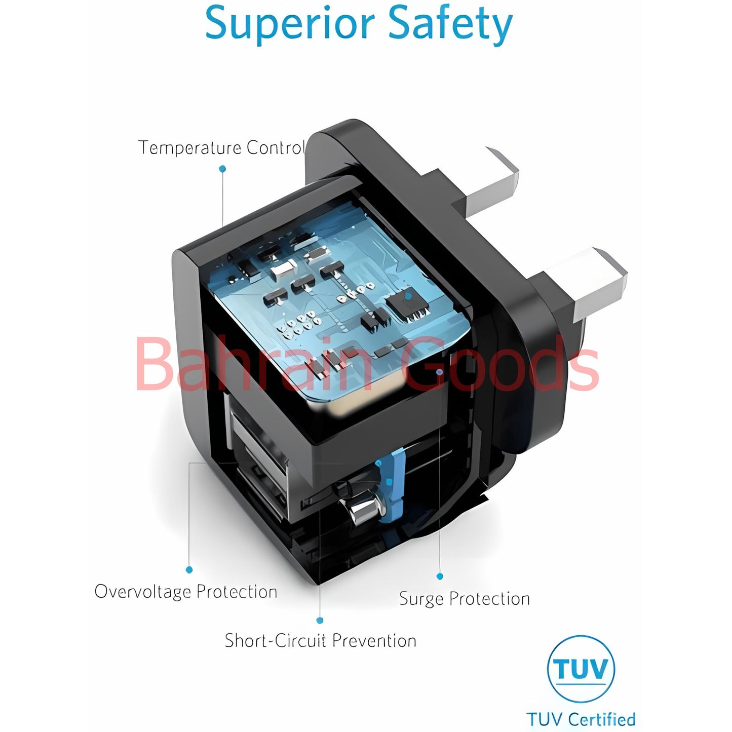Anker PowerPort Mini Dual Port USB Charger (PowerIQ) | Bahrain Goods