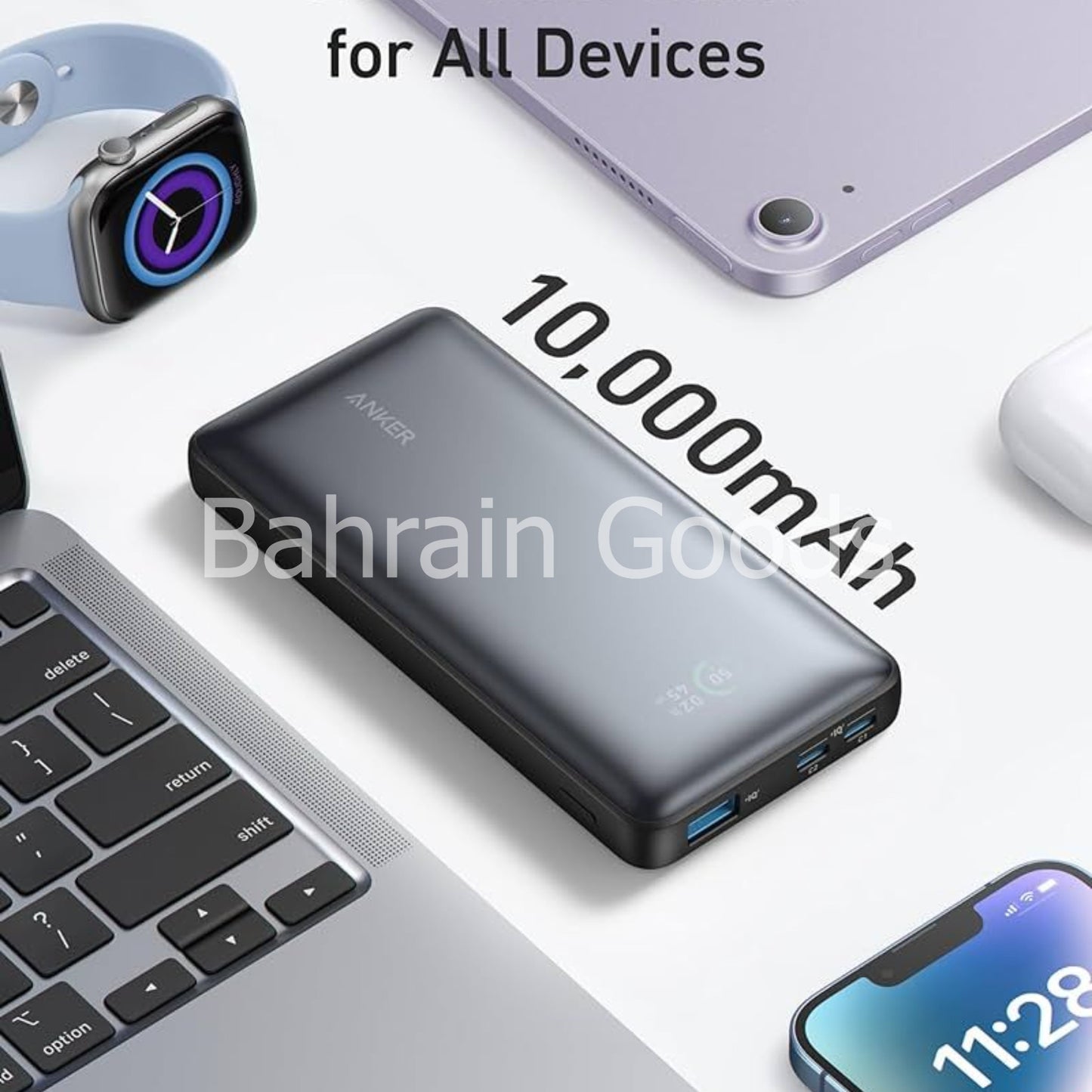 Anker 533 Power Bank (PowerCore 25W) 10000 PD -Black Bahrain Goods