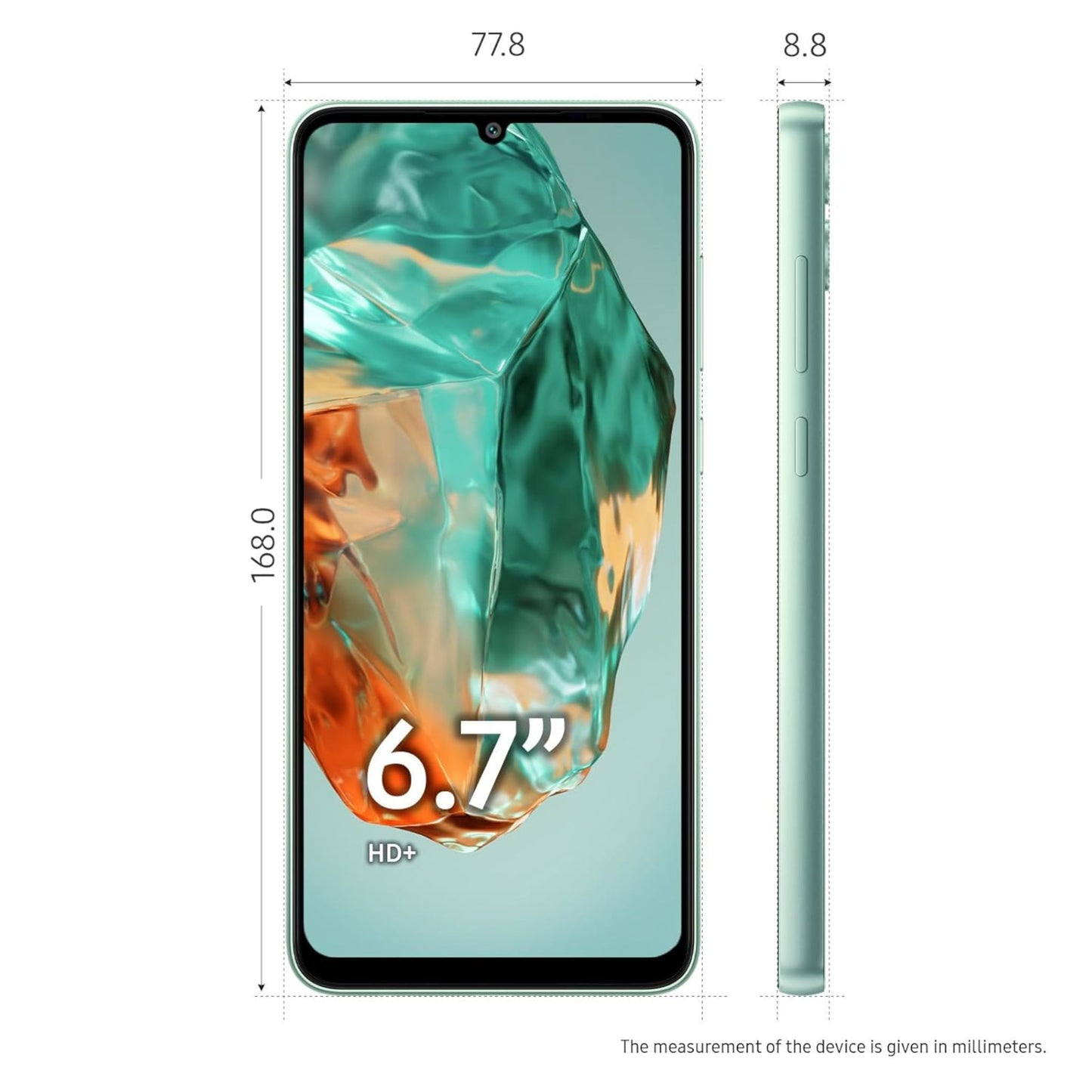 Samsung Galaxy M05 (Mint Green, 4GB RAM, 64 GB Storage)