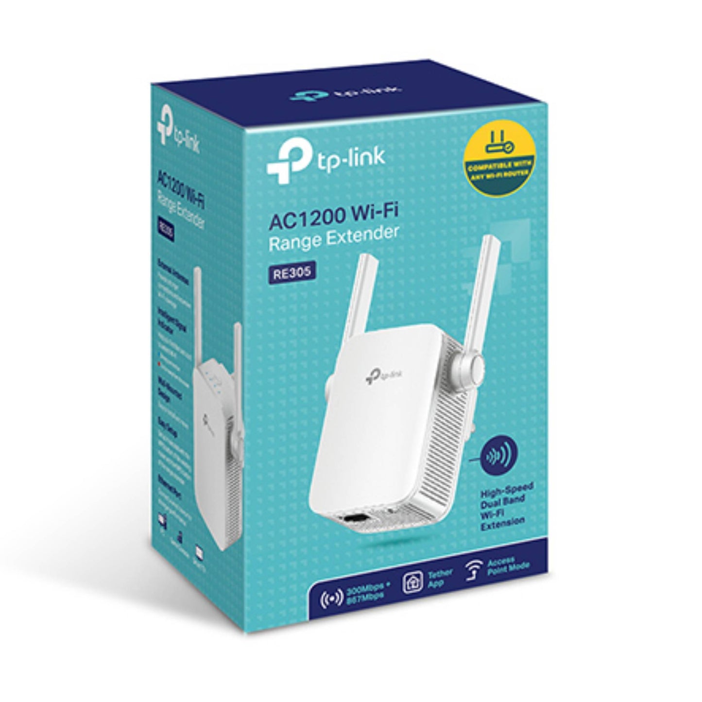 TP-Link RE305 AC1200 Wi-Fi Range Extender | Dual Band Signal Booster