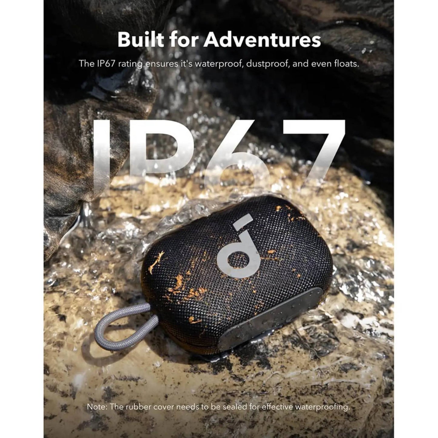 Soundcore Select 4 Go Bluetooth Shower Speaker | IP67 Waterproof | Anker