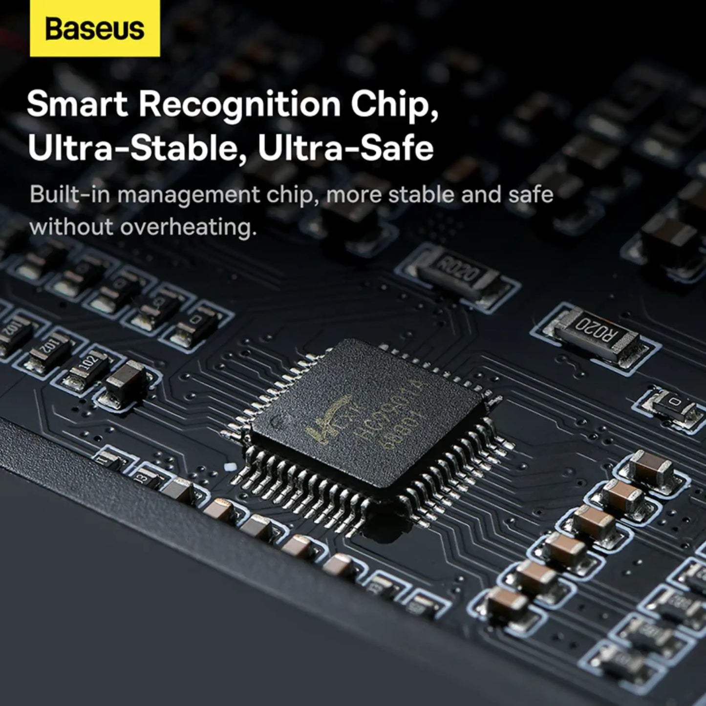 Baseus Digital LED Display 2-in-1 Wireless Charger 20W – Fast Charging Dock with Type-C Cable