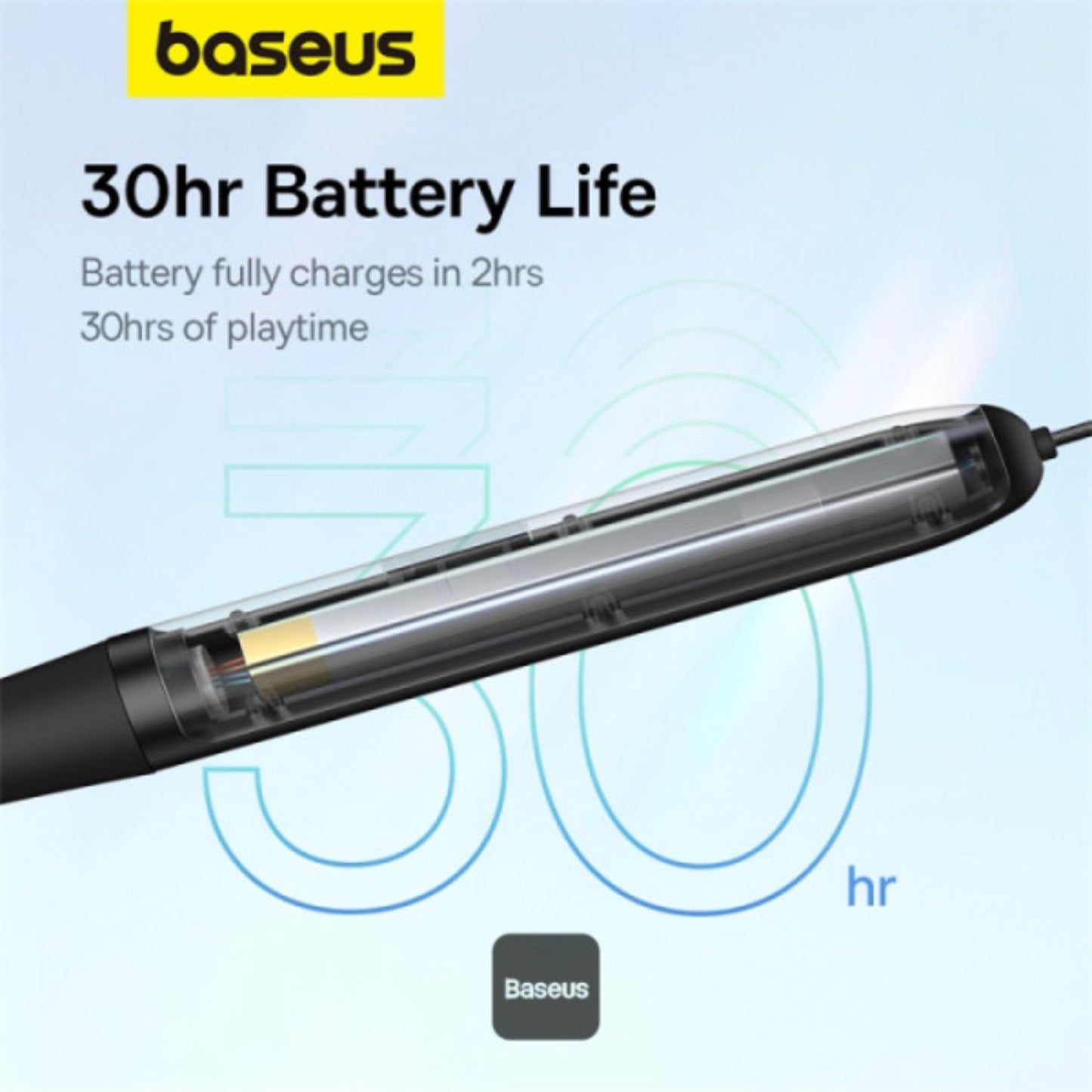 Baseus Bowie P1 Neckband Wireless Earphones - 30H Playtime, V5.2