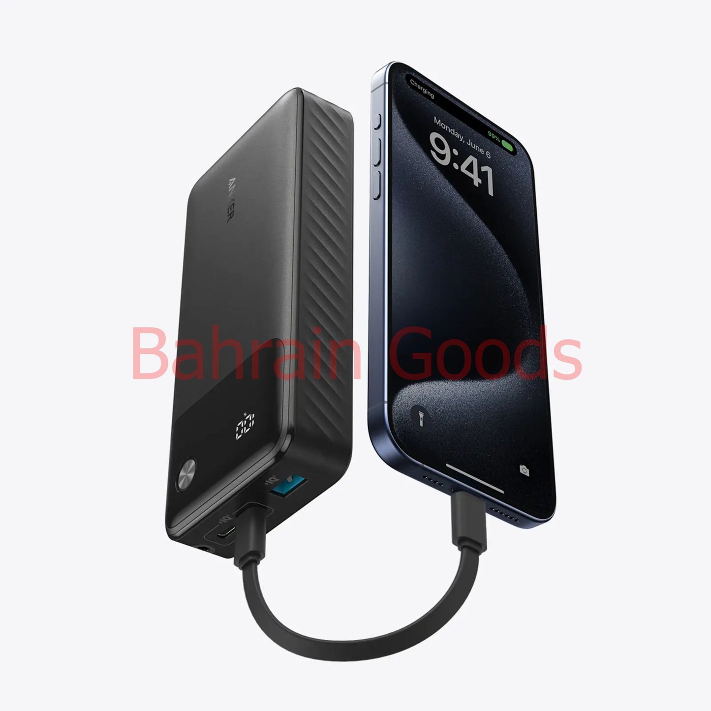 Anker Power Bank Powercore 20000 mAh 30W Portable Charger with USB C Cable Lanyard