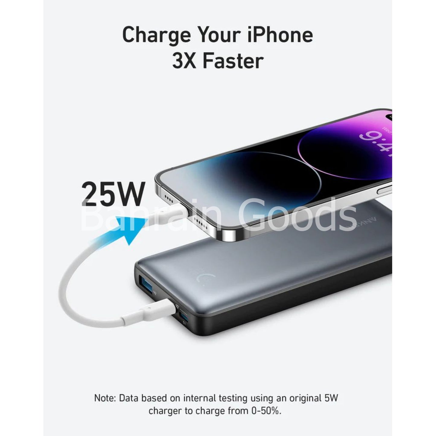Anker 533 Power Bank (PowerCore 25W) 10000 PD -Black Bahrain Goods