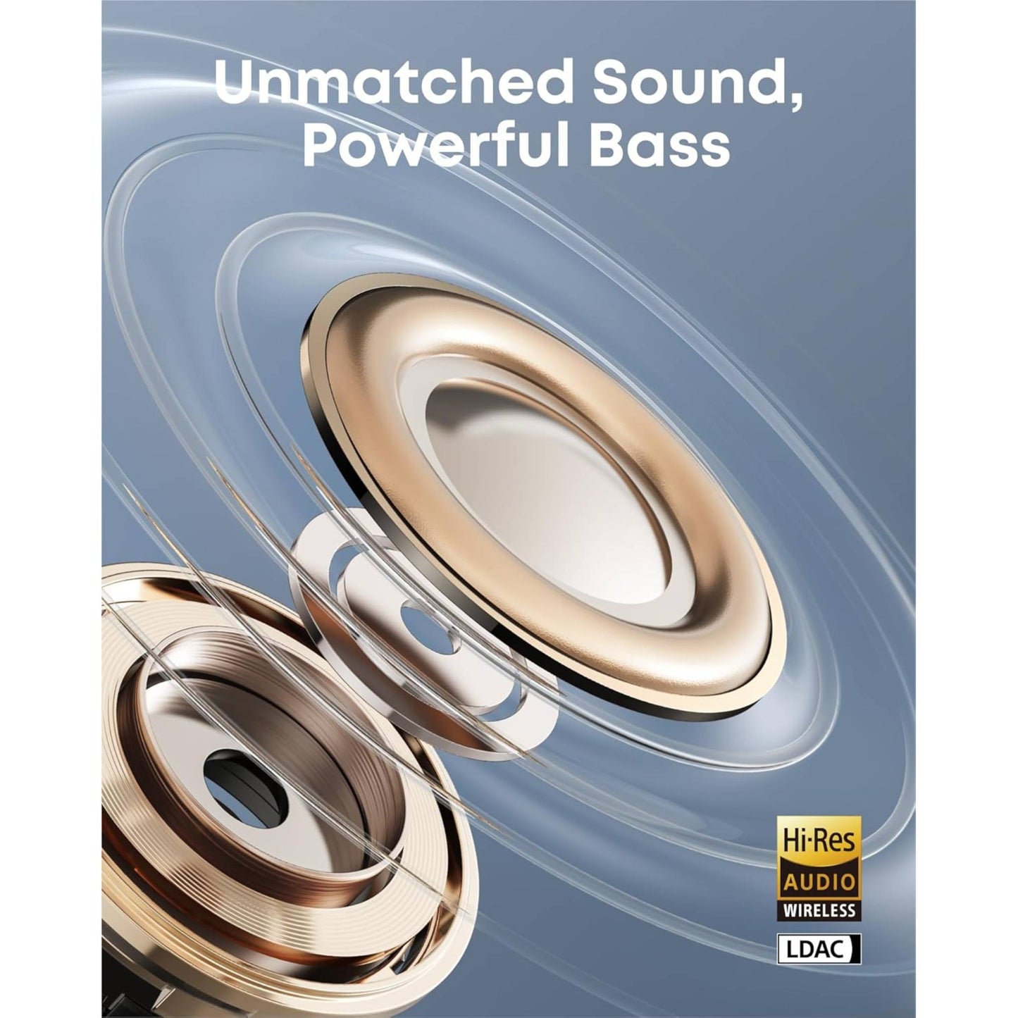 Soundcore AeroClip by Anker, Open-Ear Earbuds, Clip-On Headphones,
