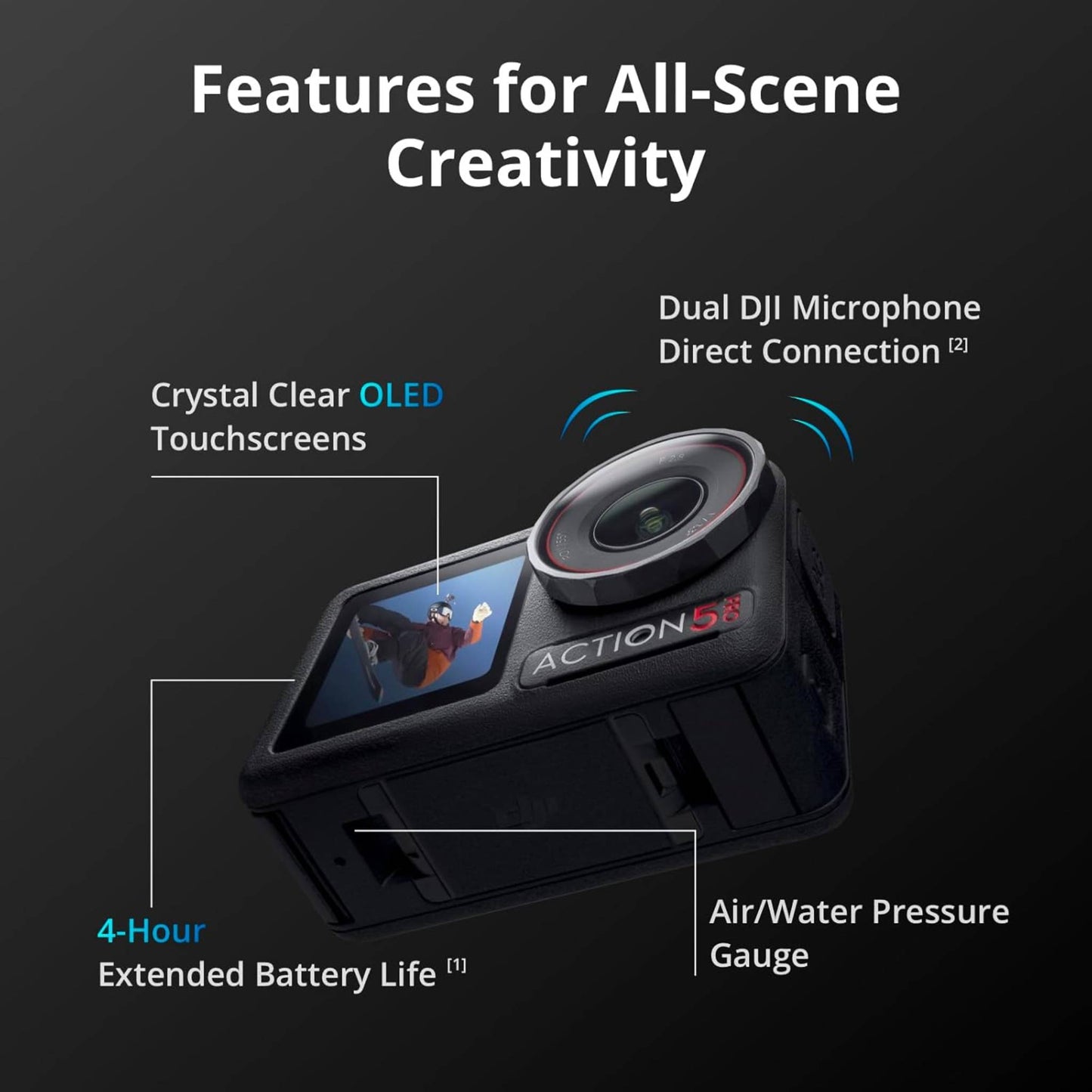 DJI Osmo Action 5 Pro Adventure Combo, Action Camera 4K