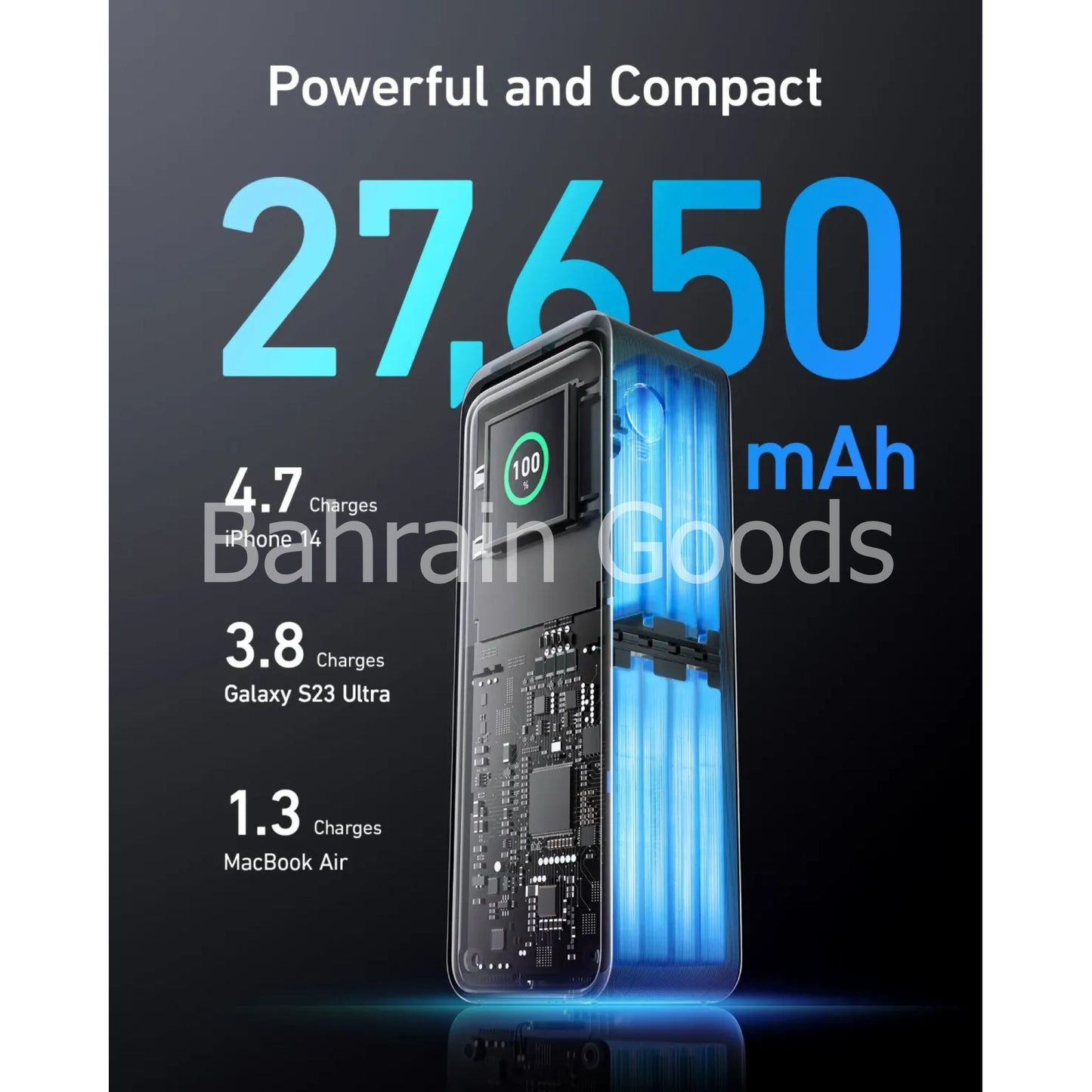 Anker 737 Prime 27,650mAh Power Bank (250W) Bahrain Goods AN.A1340011.BK
