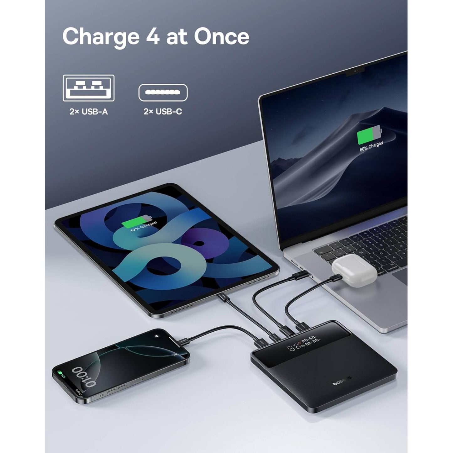Baseus Blade Laptop Power Bank 100W 20000mAh