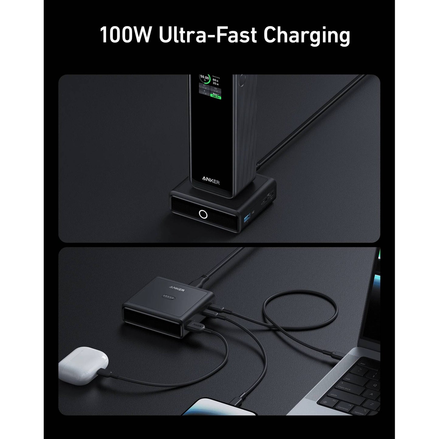 Anker 100W Charging Base for Anker Prime Power Bank