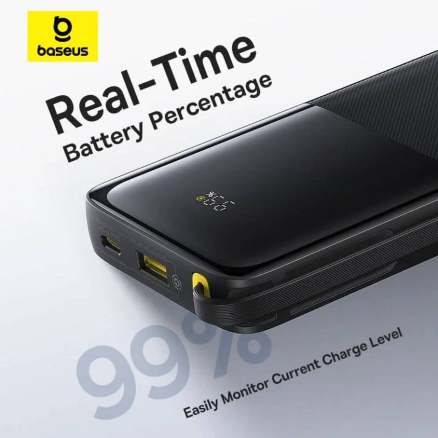 Baseus Bipow 2 Power Bank With Built-in USB-C Cable 10000mah 20W