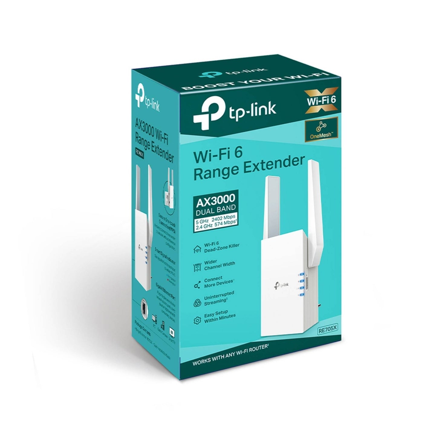 TP-Link RE705X AX3000 WiFi 6 Mesh Range Extender