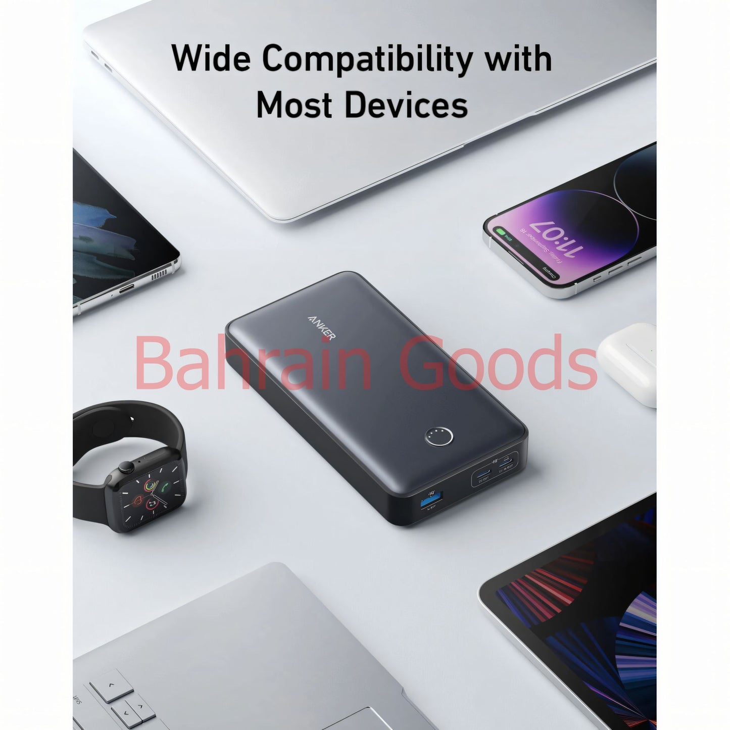Anker 537 Power Bank Powercore 24K For Laptop 65W Black Bahrain Goods AN.A1379H11.BK
