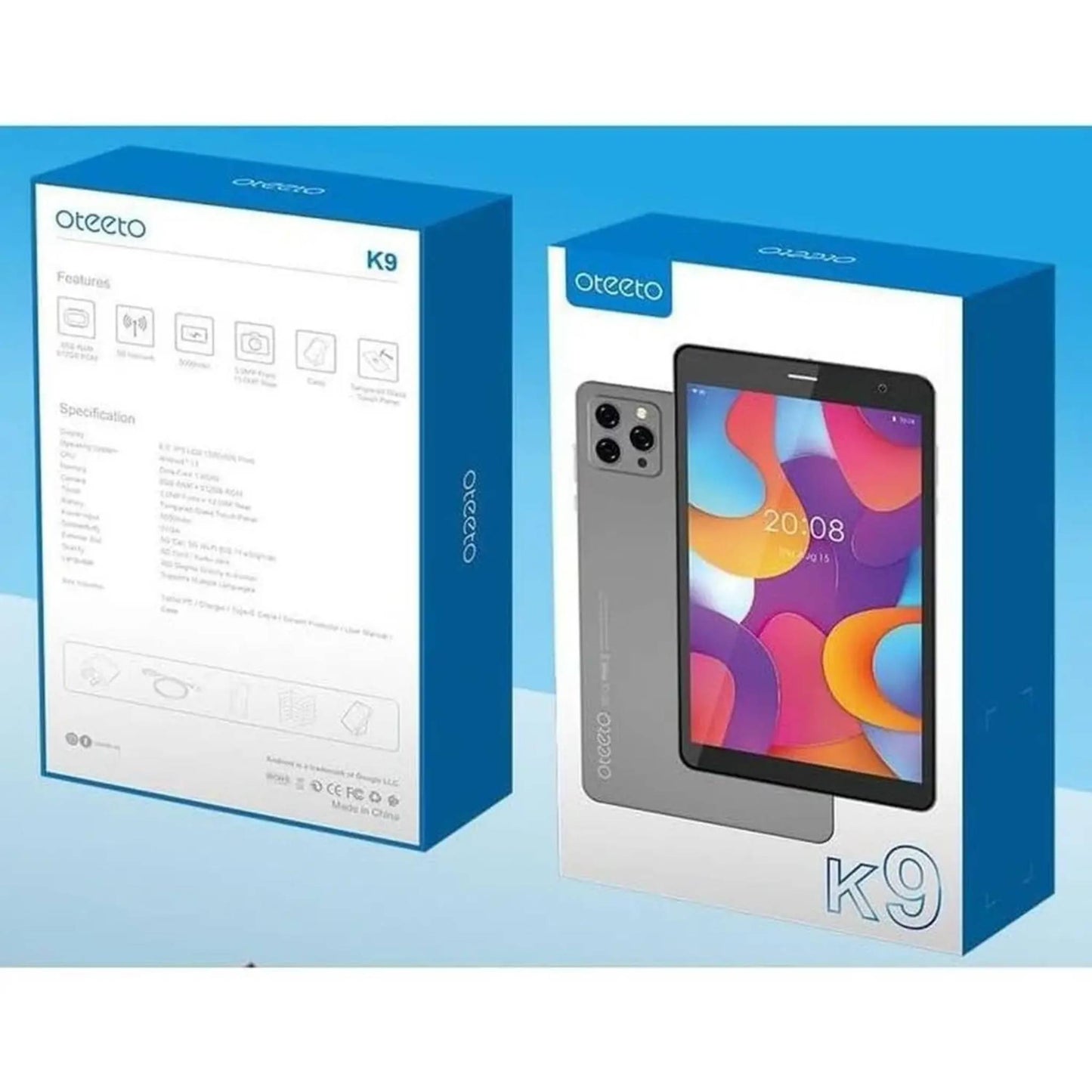 Oteeto K9 Tablet – WiFi+5G 512GB 8GB