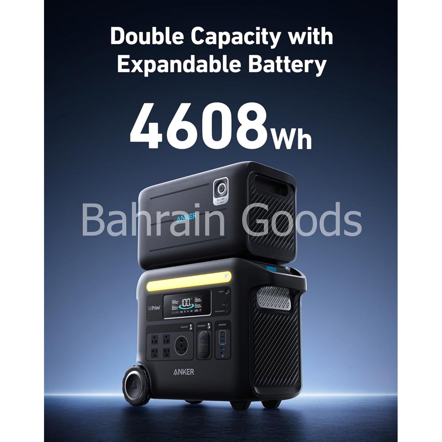 Anker SOLIX F2600 Portable Power Station 2560Wh|2400W Bahrain Goods AN.A1781211.BK