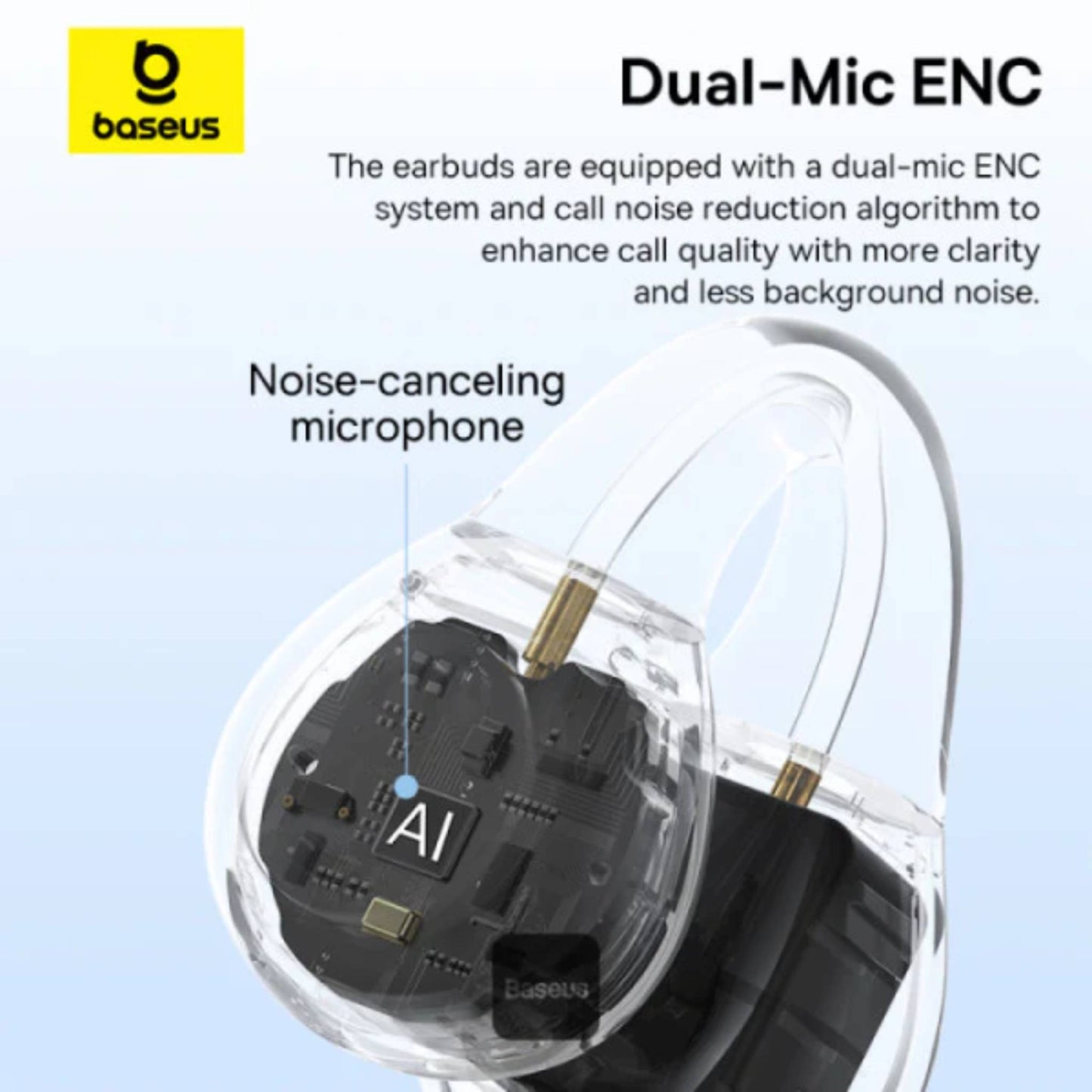 Baseus Bass 15 Clip Open-Ear True Wireless Earphones Cluster