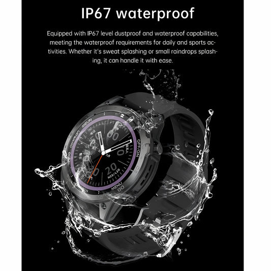 TELUX SPORTX Smart Calling Watch with 1.39” FHD Display & AI Voice Assistant