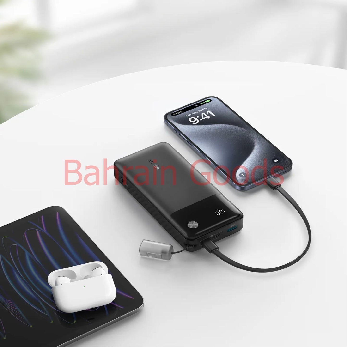 Anker Power Bank Powercore 20000 mAh 30W Portable Charger with USB C Cable Lanyard