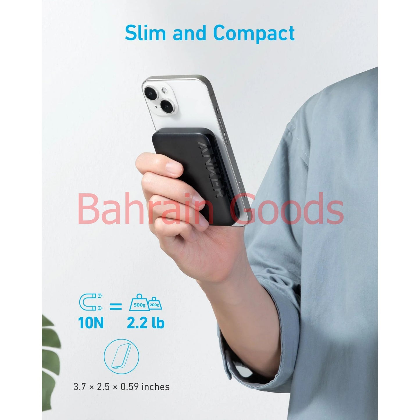 Anker 321 Magnetic Battery MagGo 5K 12W 1C Bahrain Goods