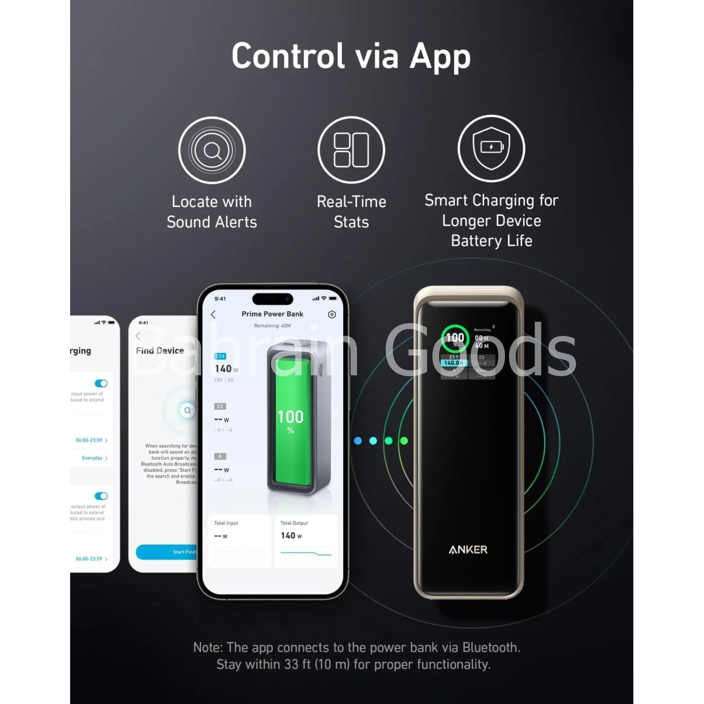 Anker 737 Prime 27,650mAh Power Bank (250W) Bahrain Goods AN.A1340011.BK