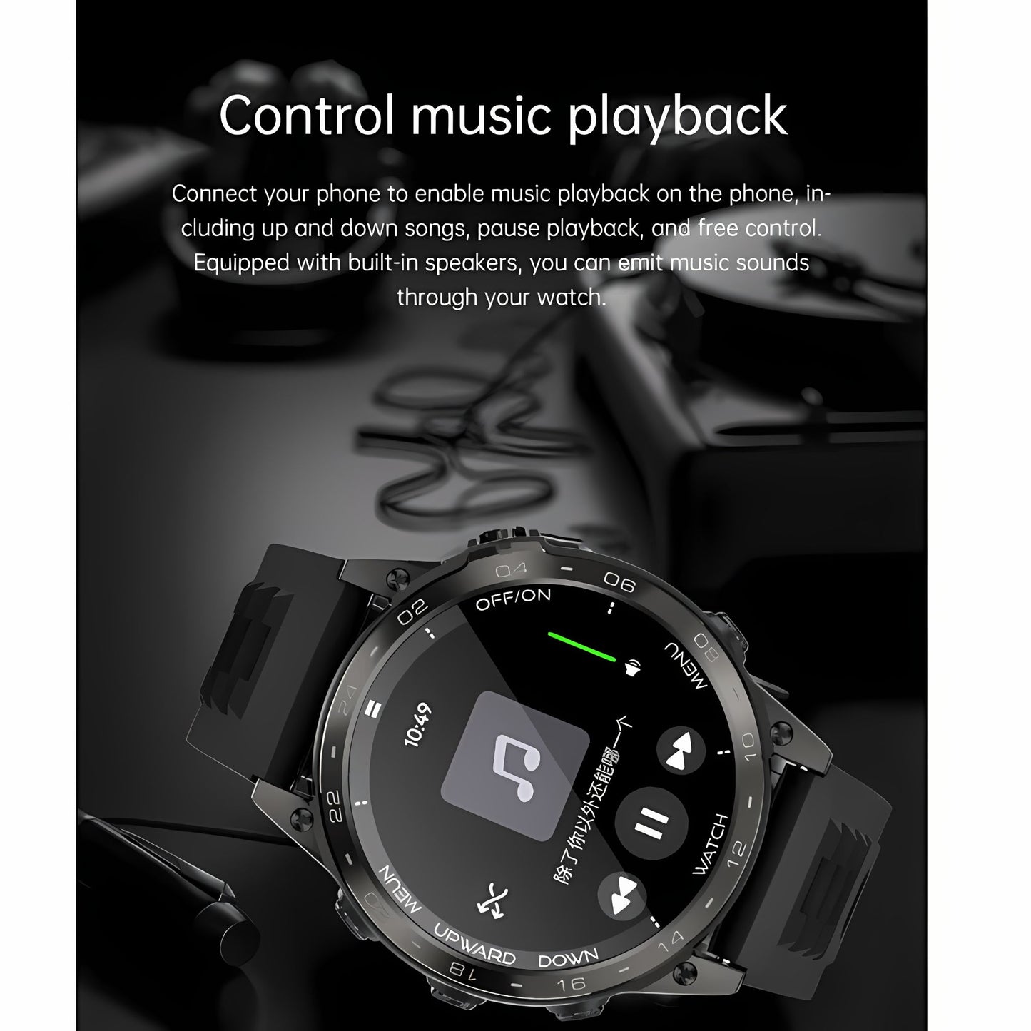 TELUX SPORTX Smart Calling Watch with 1.39” FHD Display & AI Voice Assistant