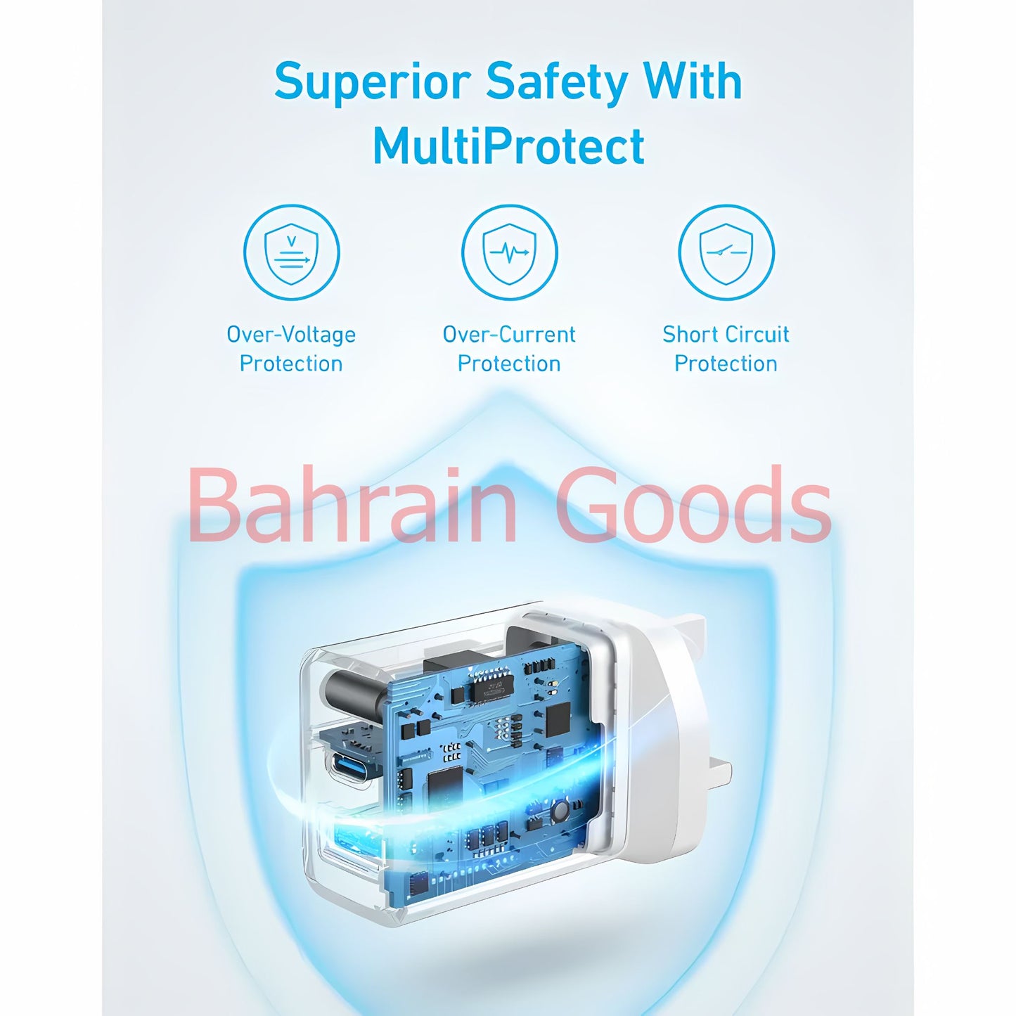 Anker Charger Powerport 20W Two Ports USB C Gan Charger | Bahrain Goods