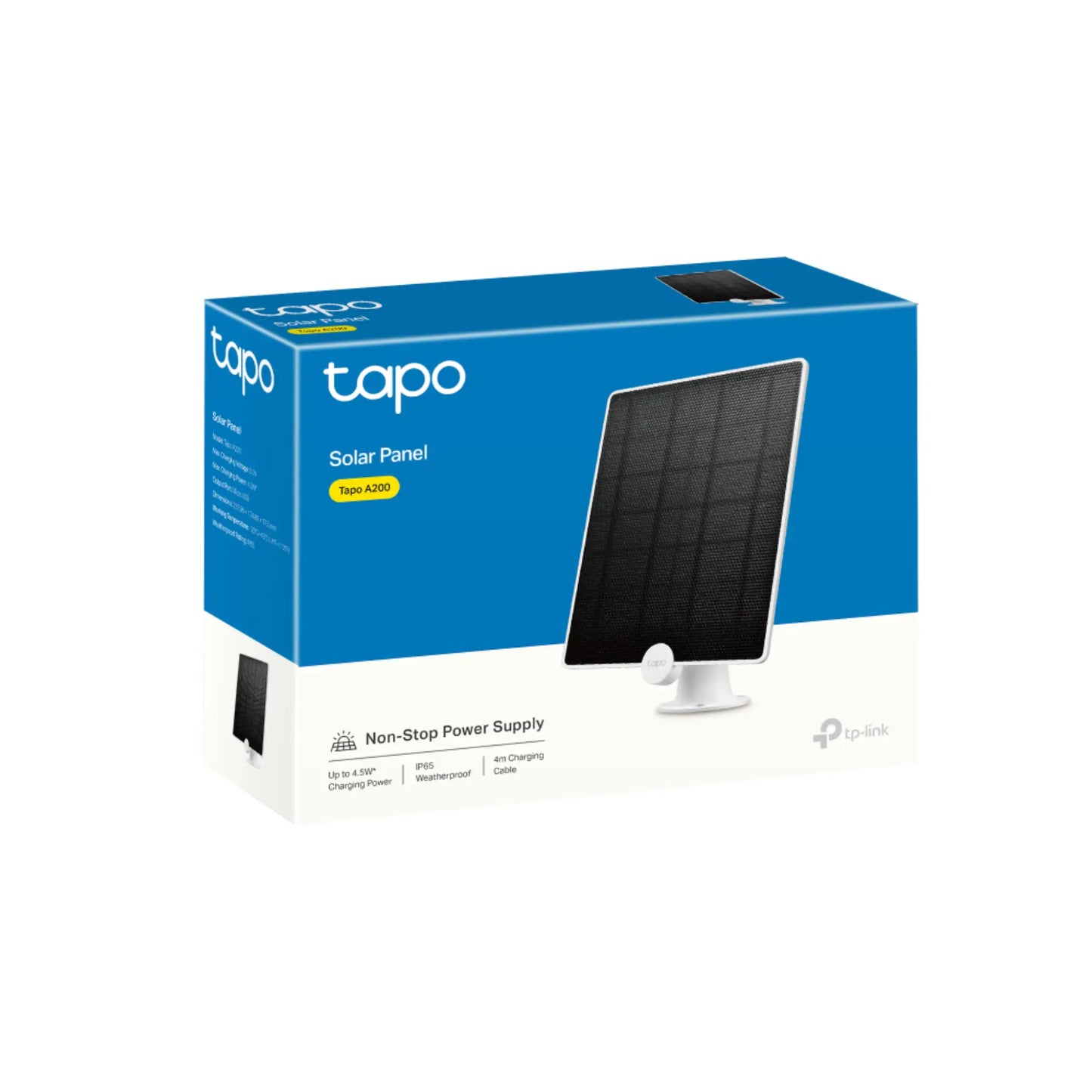 TP-Link Tapo A200 Solar Panel 4.5W | Outdoor IP65 Solar Charger for Tapo Cameras