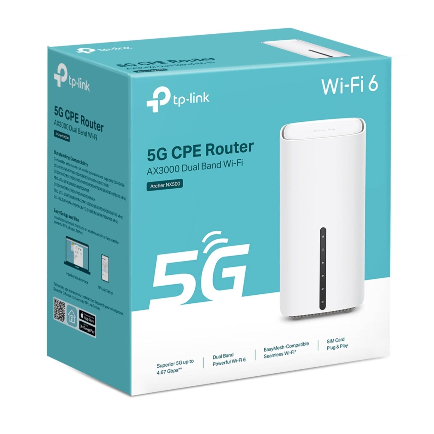 TP-Link Archer NX500 5G AX3000 Wi-Fi 6 Dual-Band Router