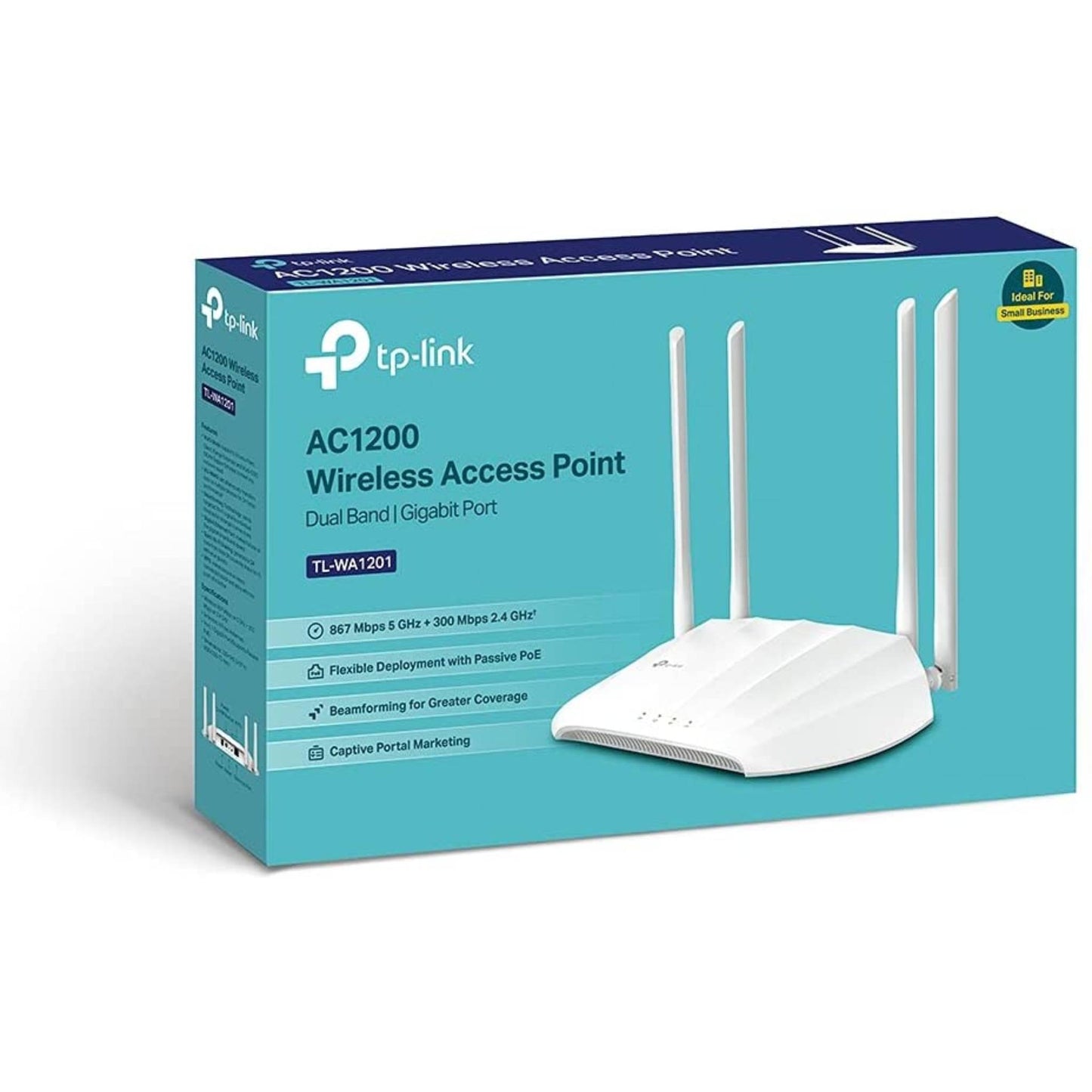 TP-Link TL-WA1201 AC1200 Wireless Gigabit Access Point | MU-MIMO PoE