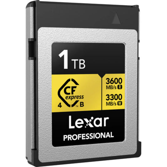 Lexar 1TB CFexpress 4.0 Type B GOLD Card – 3600MB/s 8K Video