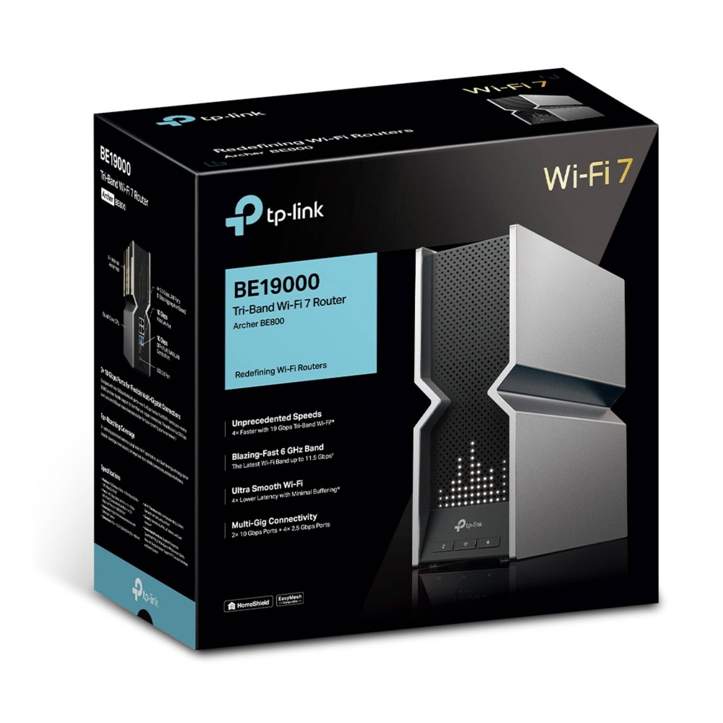 TP-Link Archer BE800 BE19000 Wi-Fi 7 Tri-Band Router