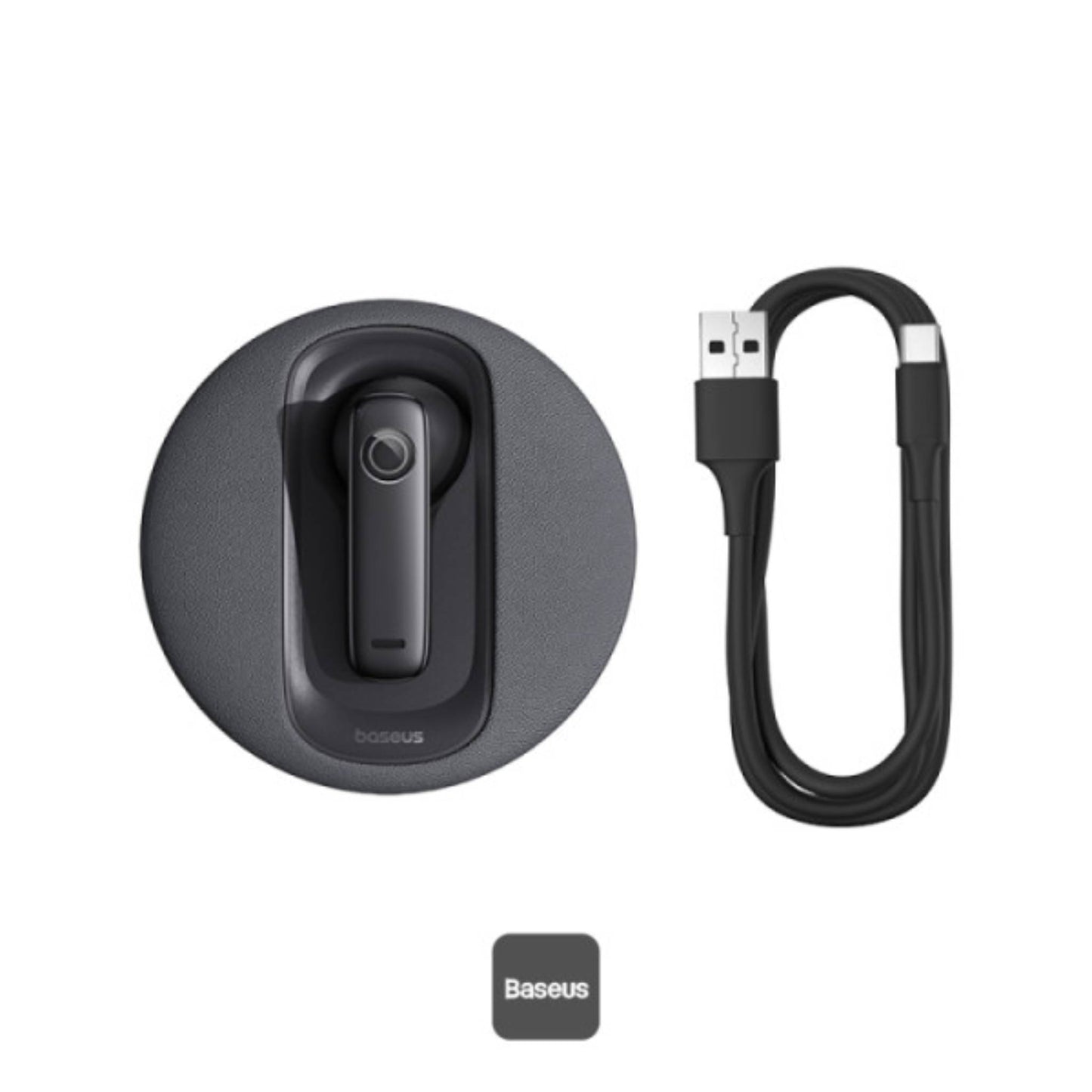 Baseus C-Mic CM10 Solar Charging Single Ear Wireless Earphone for Car