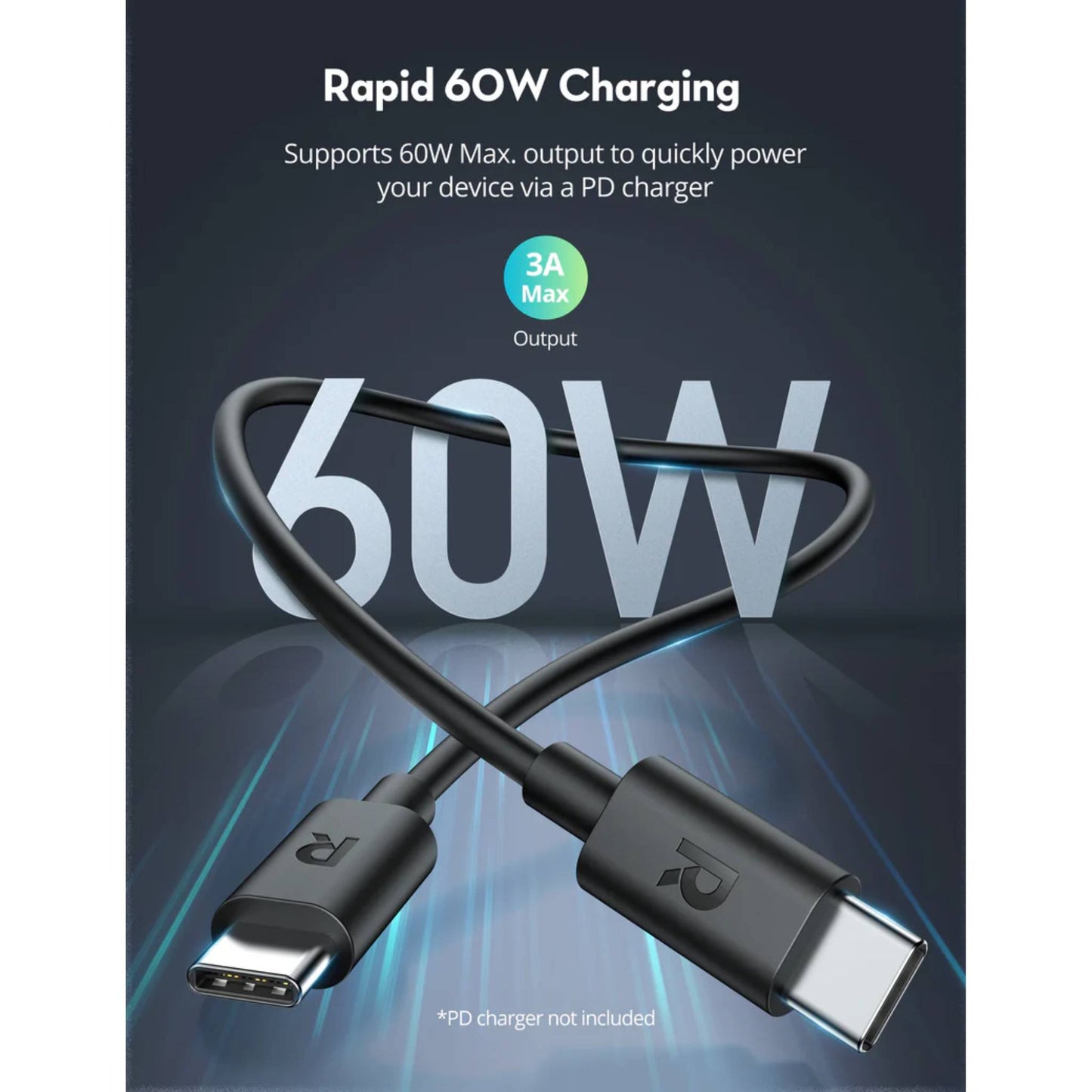 RAVPower 5 in 1 Premium (Black) | Travel Combo | Bundle with 20000 mAh Power Bank