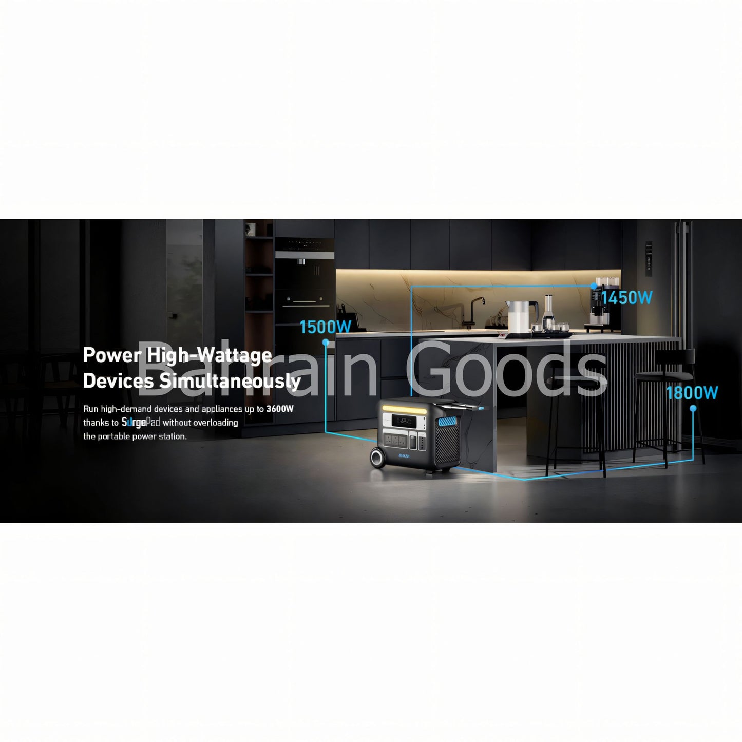 Anker SOLIX F2000 (PowerHouse 767) 2048Wh 2300W Bahrain Goods AN.A1780211.BK