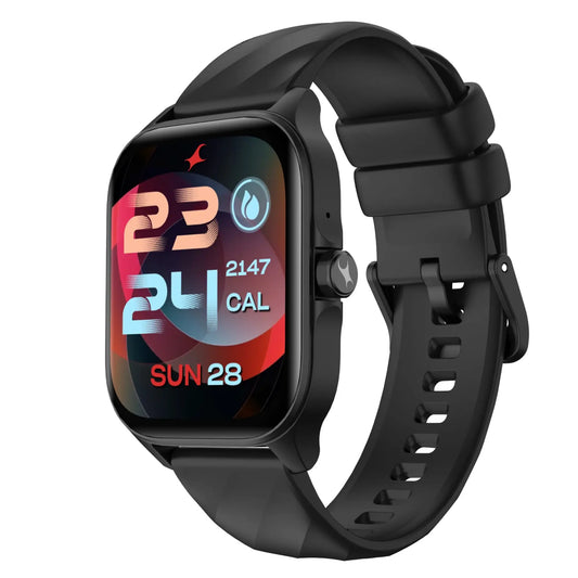 Titan Fastrack Vivid Smart Watch Metal Black 1.97” AMOLED Bluetooth Calling