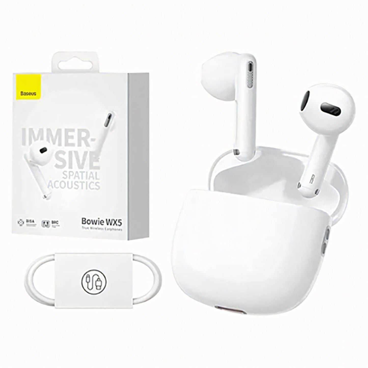 Baseus Bowie WX5 True Wireless Earphones - 4 ENC Mics with AI Noise Cancellation