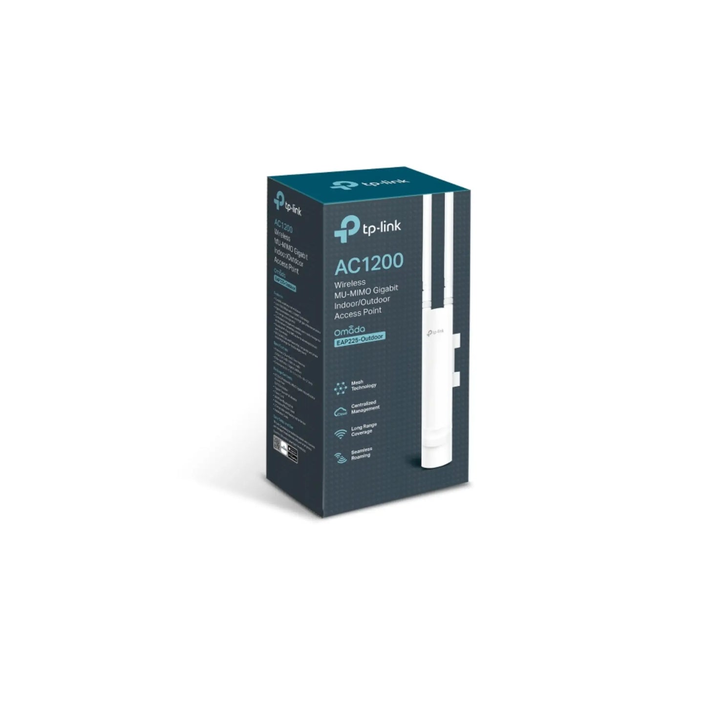 TP-Link Omada EAP225-Outdoor is an AC1200 MU-MIMO Gigabit Indoor/Outdoor Access Point