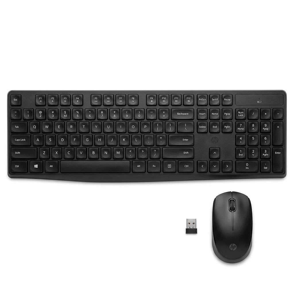 HP CS10 Wireless Keyboard Mouse Combo 2.4GHz 1600 DPI | English and Arabic