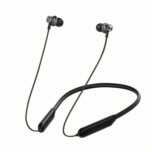 OSP3 Bluetooth 5.4 Neckband Earphones with Hi-Fi Stereo Sound, LED Battery Display, Magnetic Earbuds & Long-Lasting Playback