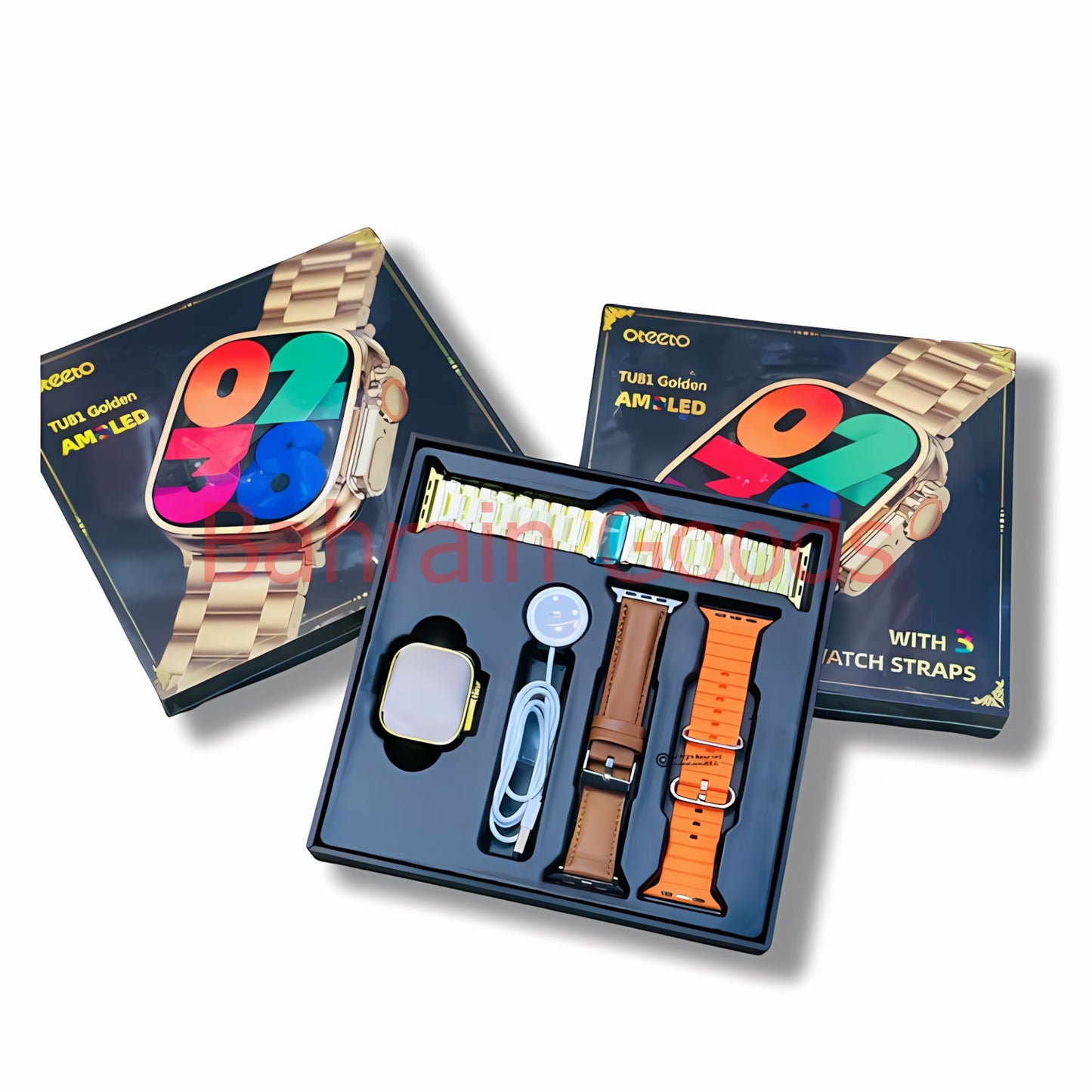 Oteeto TU81 ULTRA GOLDEN EDITION – 3 STRAPS | Bahrain Goods